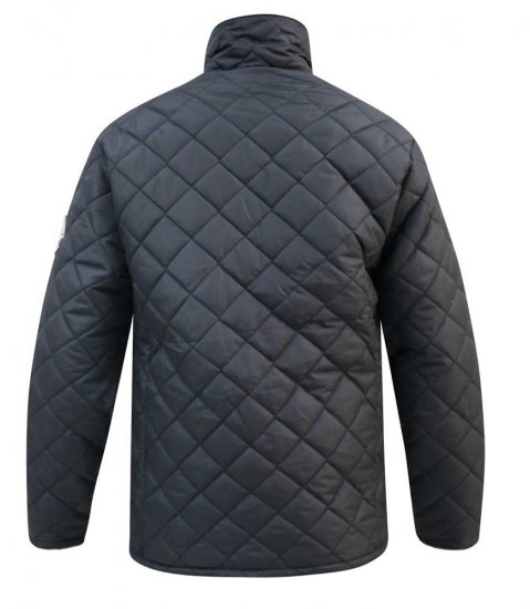 D555 Northcole Quilted Jacket Black - Takit - Miesten Takit, isot koot – 2XL – 12XL