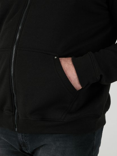 D555 Cantor Huppari Musta - Hupparit ja collegepaidat - Miesten hupparit ja collegepaidat isot koot
