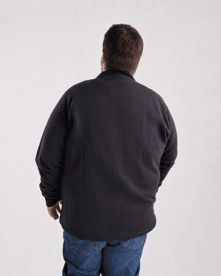 Motley Denim London Sweatshirt Black - Hupparit ja collegepaidat - Miesten hupparit ja collegepaidat isot koot