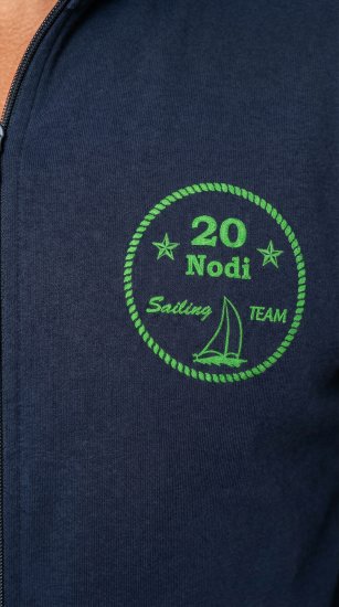 20 Nodi Ostro Stretch Fleece Cotton Tracksuit Navy - Verryttelypuvut - Miesten verryttelypuvut isot koot