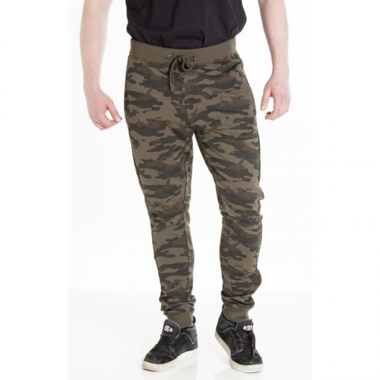 D555 Sutton Sweatpants Camo - Collegehousut ja collegeshortsit - Miesten Isot collegehousut ja collegeshortsit