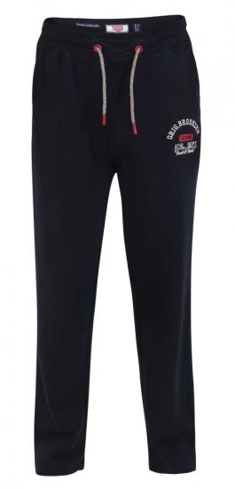 D555 Saltash-1 Embroidery And Print Jogger - Collegehousut ja collegeshortsit - Miesten Isot collegehousut ja collegeshortsit