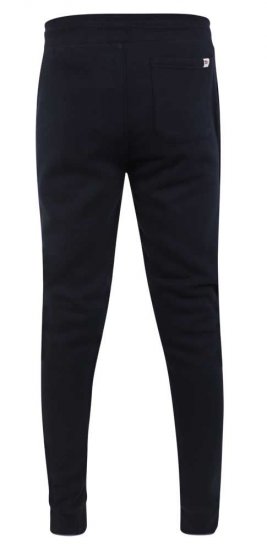 D555 Brandon Sweatpants with Tapered leg Navy - Collegehousut ja collegeshortsit - Miesten Isot collegehousut ja collegeshortsit
