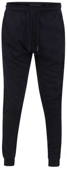 D555 Brandon Sweatpants with Tapered leg Navy - Collegehousut ja collegeshortsit - Miesten Isot collegehousut ja collegeshortsit