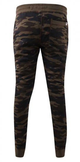 D555 Lambeth AOP Camo Cuffed Sweatpants - Collegehousut ja collegeshortsit - Miesten Isot collegehousut ja collegeshortsit
