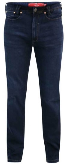 D555 Springfield 1959 Fit Stretch Jeans Dark Navy - Farkut ja housut - Miesten isot farkut ja isot housut W40-W70