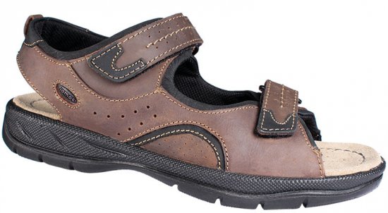 Jomos 503606 Sandals Dark Brown - Miesten Kengät 40-52 - 