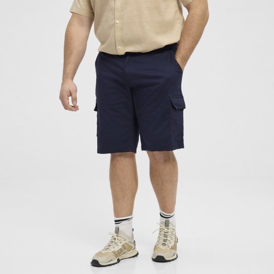 North Latitude 51133 laivastonsiniset cargo-shortsit - Shortsit - Shortsit, isot koot – W40-W60