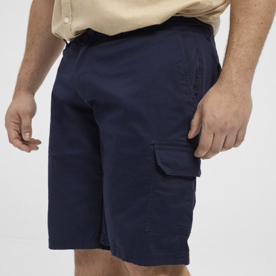 North Latitude 51133 laivastonsiniset cargo-shortsit - Shortsit - Shortsit, isot koot – W40-W60