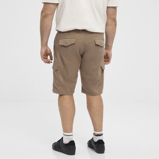 North Latitude 51133 tummanbeiget cargo-shortsit - Shortsit - Shortsit, isot koot – W40-W60