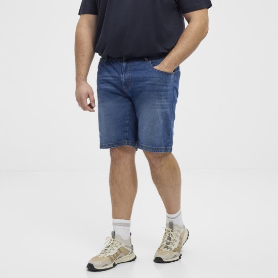 North Latitude 51336 siniset farkkushortsit - Shortsit - Shortsit, isot koot – W40-W60