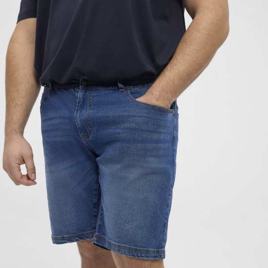 North Latitude 51336 siniset farkkushortsit - Shortsit - Shortsit, isot koot – W40-W60