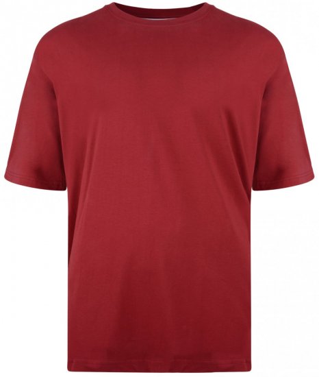 Kam Jeans T-paita Punainen - T-paidat - Isot T-paidat 2XL – 14XL