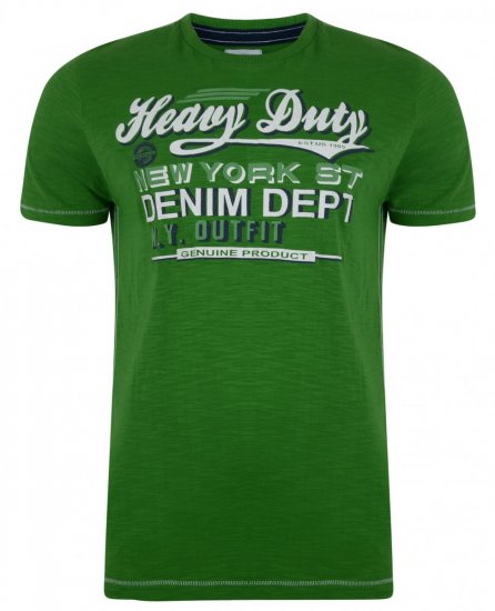 Kam Heavy Duty Tee Green - T-paidat - Isot T-paidat 2XL – 8XL