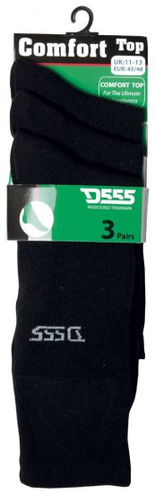 D555 Spark Socks 3-Pack - Alusvaatteet & Uimavaatteet - Isoja alusvaatteita – 2XL – 8XL