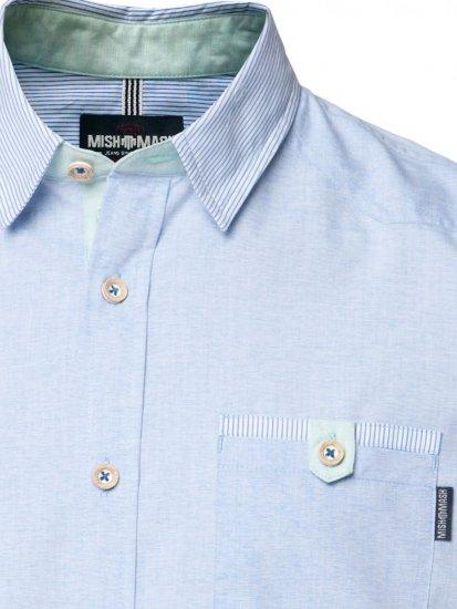 Mish Mash Covent Garden Blue - Kauluspaidat - Miesten isot kauluspaidat 2XL – 8XL