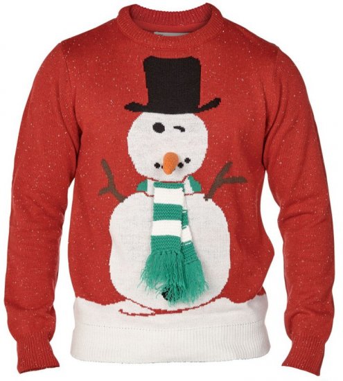 D555 Snowman Sweater - Hupparit ja Collegepaidat - Miesten hupparit ja collegepaidat isot koot