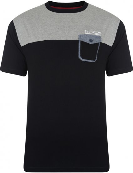 Kam Jeans 543 T-shirt Black - T-paidat - Isot T-paidat 2XL – 14XL