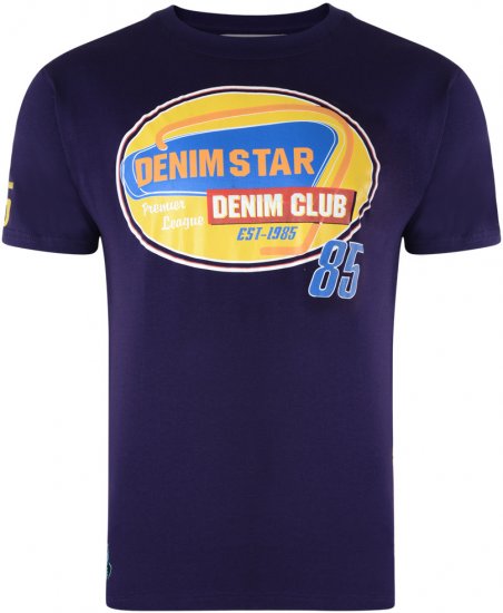 Kam Jeans Star 2-pack T-shirt Grey/Purple - T-paidat - Isot T-paidat 2XL – 14XL