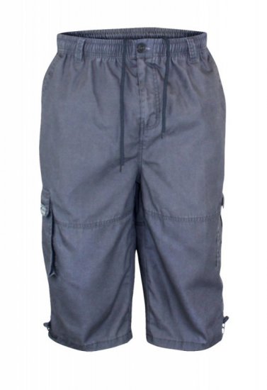 D555 Mason Cargo Shorts Grey - Shortsit - Shortsit, isot koot – W40-W60