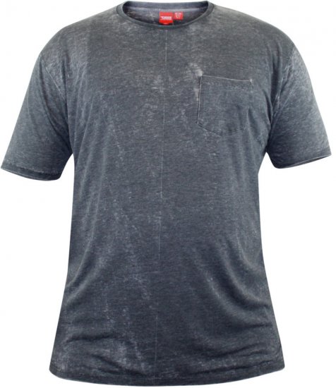 D555 Mavi T-shirt Grey with Pocket - T-paidat - Isot T-paidat 2XL – 14XL