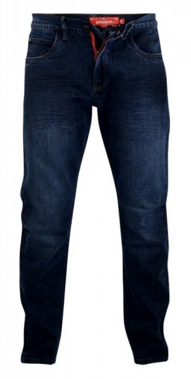 D555 Jimmy Tapered Leg Stretch Jeans - Farkut ja Housut - Miesten isot farkut ja isot housut W40-W70