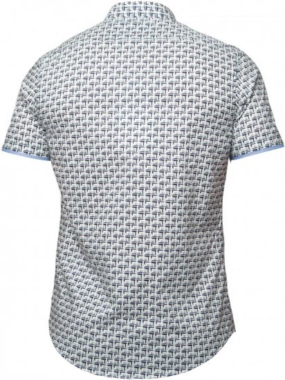 Mish Mash Tadley Mint-Navy - Kauluspaidat - Miesten isot kauluspaidat 2XL – 8XL