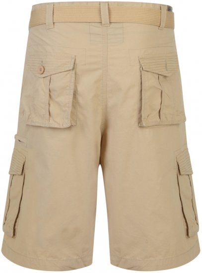 Kam Jeans Belted Cargo Shorts Stone - Shortsit - Shortsit, isot koot – W40-W60