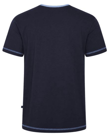 Kam Jeans 5780 Cut And Sew Panel T-Shirt Navy - T-paidat - Isot T-paidat 2XL – 14XL