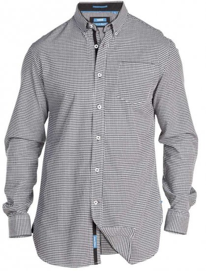 D555 Garret Shirt With Contrast Details - Kauluspaidat - Miesten isot kauluspaidat 2XL – 8XL