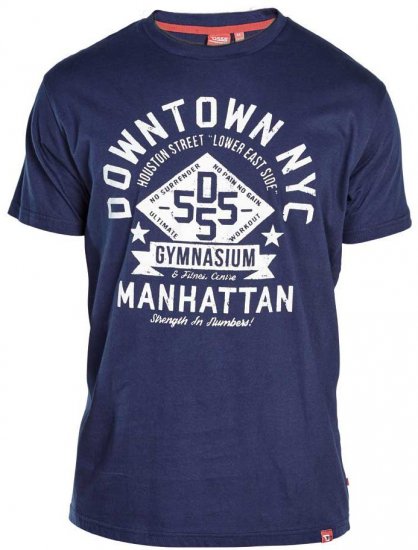 D555 TRUMAN Long Sleeve Shirt & T-shirt Combo - Kauluspaidat - Miesten isot kauluspaidat 2XL – 8XL