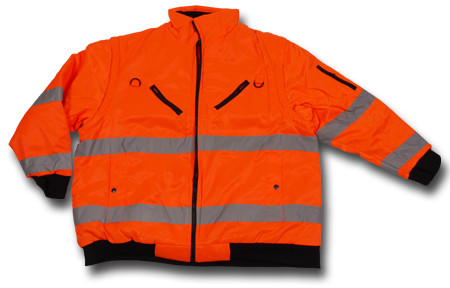 Marc & Mark Hi-Vis Työtakki/liivi Oranssi - Työvaatteet - Miesten Työvaatteet Isot Koot - 2XL-10XL