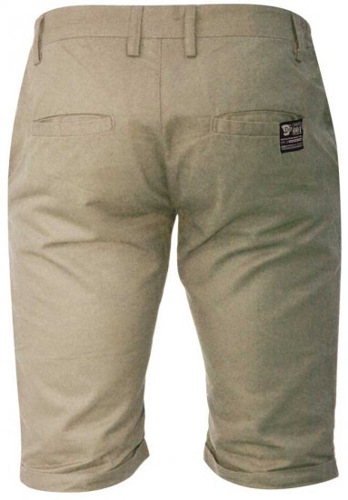 D555 PANAMA Chino Short With Side Elasticated Waist Khaki - Shortsit - Shortsit, isot koot – W40-W60