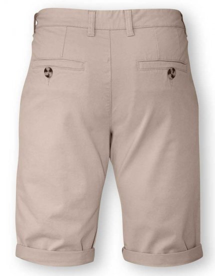 D555 COLTEN Stretch Cotton Chino Short Beige - Shortsit - Shortsit, isot koot – W40-W60