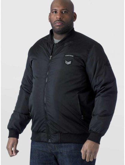 D555 Pedro Bomber Jacket Black - Takit - Miesten Takit, isot koot – 2XL – 12XL