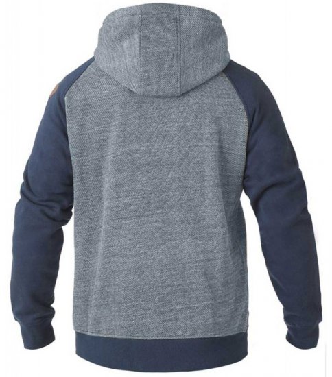 D555 Cristiano Hoodie Blue/Navy - Hupparit ja collegepaidat - Miesten hupparit ja collegepaidat isot koot