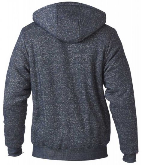 D555 Hulk Fur Lined Zipper Hood Navy - Hupparit ja collegepaidat - Miesten hupparit ja collegepaidat isot koot