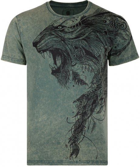 K.J. Lion Print T-shirt - T-paidat - Isot T-paidat 2XL – 14XL