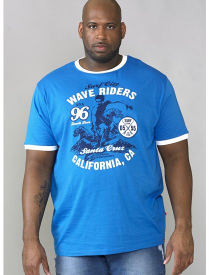 D555 Balder T-shirt Royal Blue - T-paidat - Isot T-paidat 2XL – 14XL
