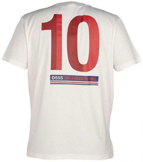 D555 Leon T-shirt White - T-paidat - Isot T-paidat 2XL – 14XL