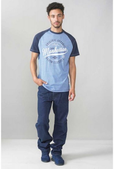 D555 Gunner T-shirt Blue - T-paidat - Isot T-paidat 2XL – 14XL