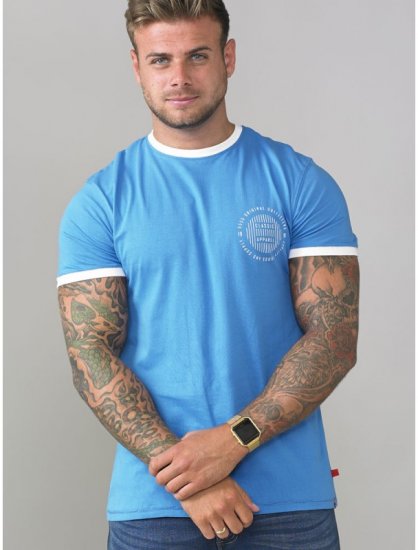 D555 Otis T-shirt Blue - T-paidat - Isot T-paidat 2XL – 14XL