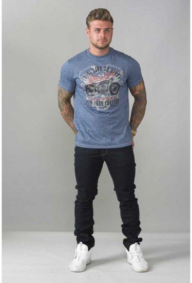 D555 Bradley T-shirt Blue - T-paidat - Isot T-paidat 2XL – 14XL