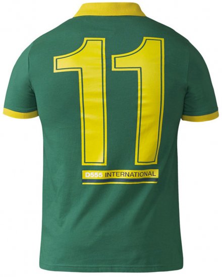 D555 Silva Polo Green - Pikeepaidat - Miesten isot pikeepaidat