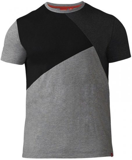 D555 Authentic T-shirt Grey - T-paidat - Isot T-paidat 2XL – 14XL