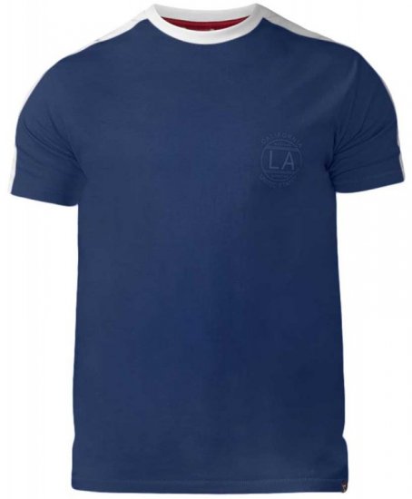 D555 Rick T-shirt Navy - T-paidat - Isot T-paidat 2XL – 14XL