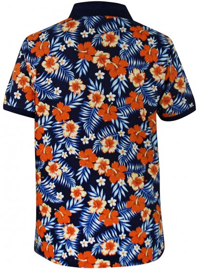 D555 Cyprus Hawaii Polo Shirt - Pikeepaidat - Miesten isot pikeepaidat