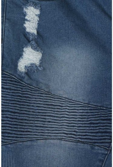 D555 Rodrigo Stretch Biker Style Shorts - Shortsit - Shortsit, isot koot – W40-W60