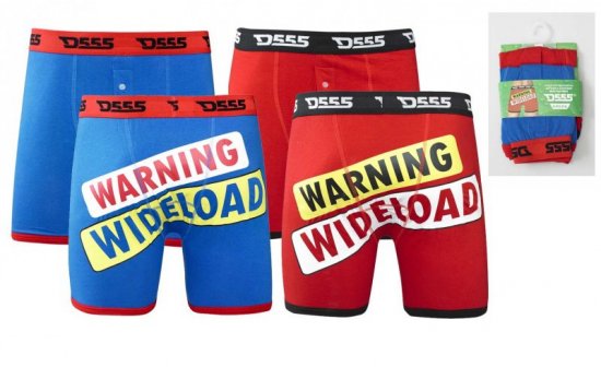 D555 Novelty Boxershorts 2-pack - Alusvaatteet & uimavaatteet - Miesten Isot alusvaatteet