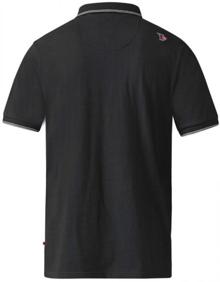 D555 Cecil Polo Black - Pikeepaidat - Miesten isot pikeepaidat